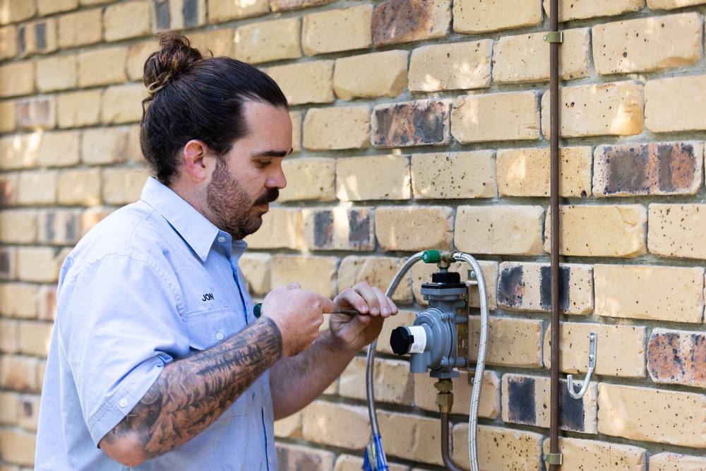 Backflow and outdoor tap work