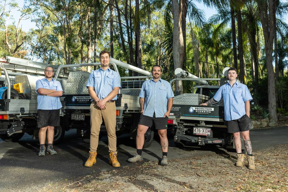 The Projection Plumbing team and fleet